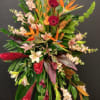 Honor your loved one with a beautiful standing tribute. Tropical Grace Standing