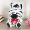 This cute zebra stuffed animal will make the perfect companion for anyone!