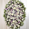 Lavender and white flowers 