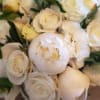 Beautiful white lush arrangement great for any  occasion. *peonies are in