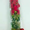 12 long stem Red Roses also you can ask for different colors