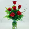 Half a Dozen Red Roses 6 Stems 
Deluxe 12 Stems