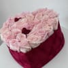 Classic heart box designed with roses. 