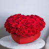Flowers in a box is a romantic gift for any celebration. Such