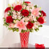 Roses, lily,alstroemeria 