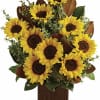 Rise and shine! Send her a sunrise with this golden bouquet of