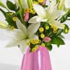 A tribute to St. Veronica, fitting for the Easter holiday. Lilies, tulips