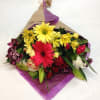 Our local mixed bouquet can be wrapped for $65.50.
Complete with lilies, roses