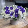 Amazing box with gorgeous purple orchids