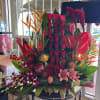 Tropical flower arrangement