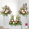 Beretania Florist Funeral Floral Package 1021

Includes: 
1 Ihi Urn Spray 
2 Kahiwa
