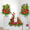 Beretania Florist Funeral Floral Package 1071

Includes: 
1 Kahana Valley Urn Spray 
2