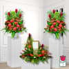 Beretania Florist Funeral Floral Package 1101
 
Includes: 
1 Lincoln Urn Spray 
2