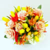 A combination of seasonal blooms (based on availabilty) designed to be tight