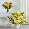 This gloriously golden sympathy set features traditional arrangements meant for celebrating the