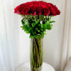 50 Red roses are the embodiment of love and spiritual attraction, given