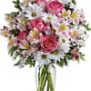 White and pink flowers 