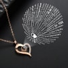 This preserved rose with a rose gold tone necklace is the perfect