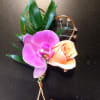  Orchid and rose with jewels and deco wire