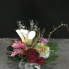 Calla Lilies, roses, pink ginger, orchids...