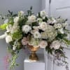  Breathtaking arrangement of hydrangea, roses, garden roses, ranunculus, lilac 