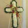 White, Green,  Red Cross