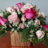 Make the moment magical with this joyful pink and hot pink rose