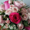 Make the moment magical with this joyful pink and hot pink rose