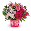 Take their Valentine&#039;s Day breath away with this stylish pink rose bouquet