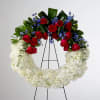 A perfect way to honor their beliefs and actions, this red, white