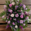 Various shades of lavender and purples with just the right amount of