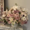Orchids, roses, spray roses. Lianthus