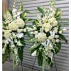 Mix flowers, all white