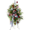 Easel spray assorted premium blooms