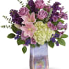 This Mother&#039;s Day bouquet is truly breathtaking! Swirling with iridescence, this hand-blown