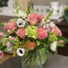 roses snapdragon protea hydrangea 
