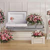 The Legacy Sympathy Collection, shown here in a gorgeous combination of pink