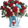 Send a warm holiday greeting with this frosty fun gift of festive