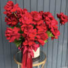 Fresh red roses in a box.

▪️ Delivery to their door
Each bouquet is