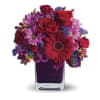 The only crying that this plum party arrangement might inspire are tears