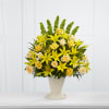  Golden Memories&trade; Arrangement bursts with sunlit beauty to honor the life