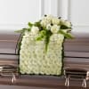 The FTD&reg; Blanket of Flowers&trade; is a beautiful adornment for the top