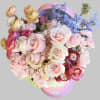 Brighten someone&#039;s day with this cheerful lovey hat flowers box.This arrangement includes