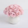 Our Classic Preserved Rose Composition includes 20 beautifully pink preserved roses hand-crafted
