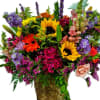 This enchanted forest-themed floral arrangement transports you to a magical place where