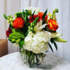 Gerberas, roses, hydrangeas, stargazers and snaps. 