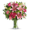 &quot;What&#039;s better than pink? More pink! This blissful bouquet of roses and