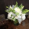 Lovely flowers for any occasion or that special someone. 
With white hydrangeas