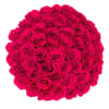 This hand-tied arrangement showcases the natural allure of the pink roses, allowing