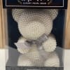 Luxury Pearl teddy bear 
Always and Forever Yours 
Measures 7.5x4 in approximately